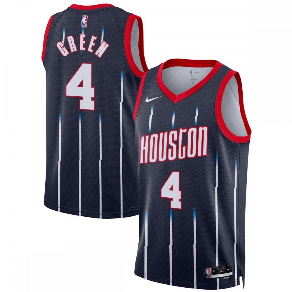 Jalen Green Houston Rockets Unisex 2022/23 Swingman Jersey - City Edition - Navy-Pro Kit Vault | Brand New 26/27 Sports Jerseys
